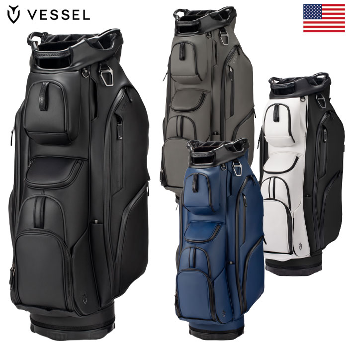 VESSEL キャディバッグ Lux Pro Cart カートバッグ 15分割トップ