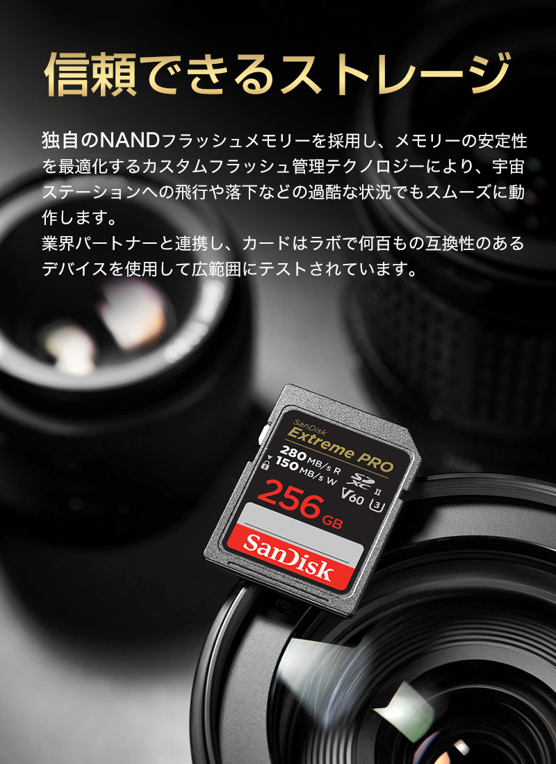 SanDisk（サンディスク） SDカード 256GB SanDisk Extreme PRO SDXC