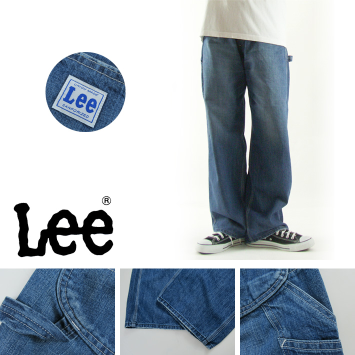 Lee（リー） ペインターパンツ 淡色ブルー DUNGAREES PAINTER PANTS