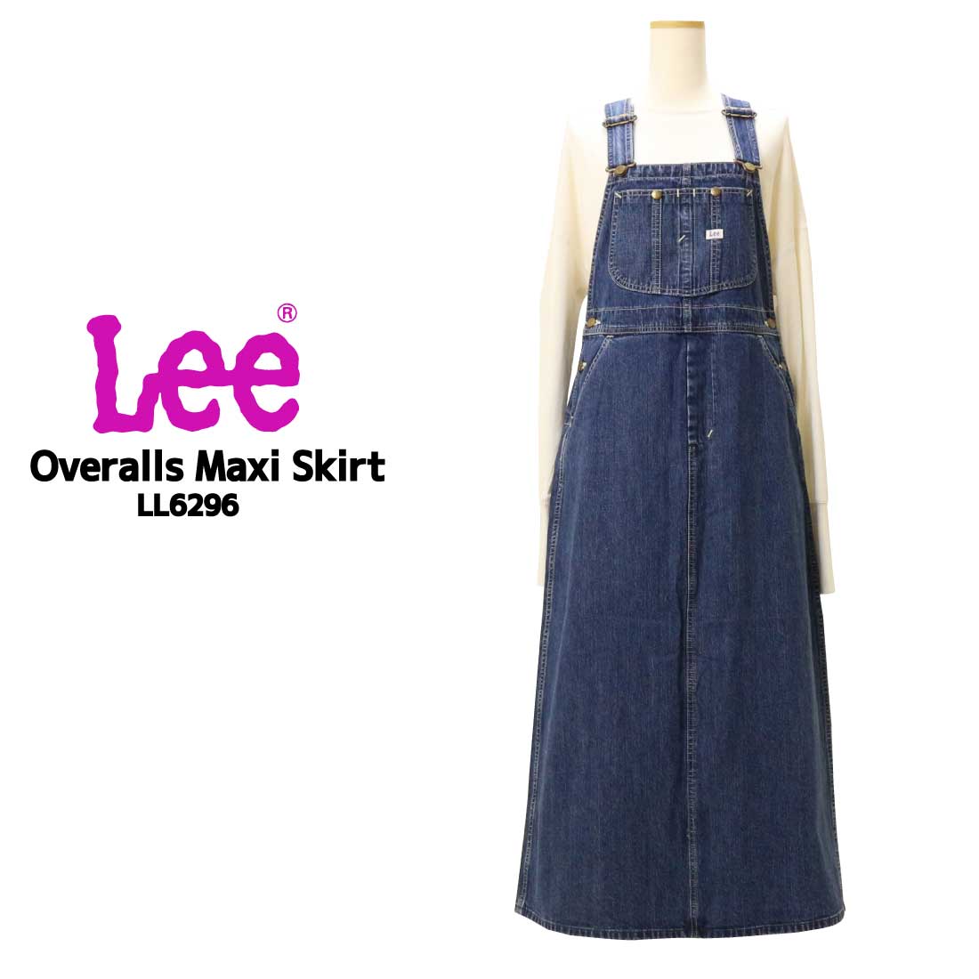 Lee（リー） オーバーオール マキシスカート ジャンパースカート