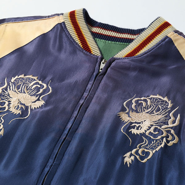 刺繍スカジャン クロップドヘッズ テーラー東洋 アメカジ 刺繍