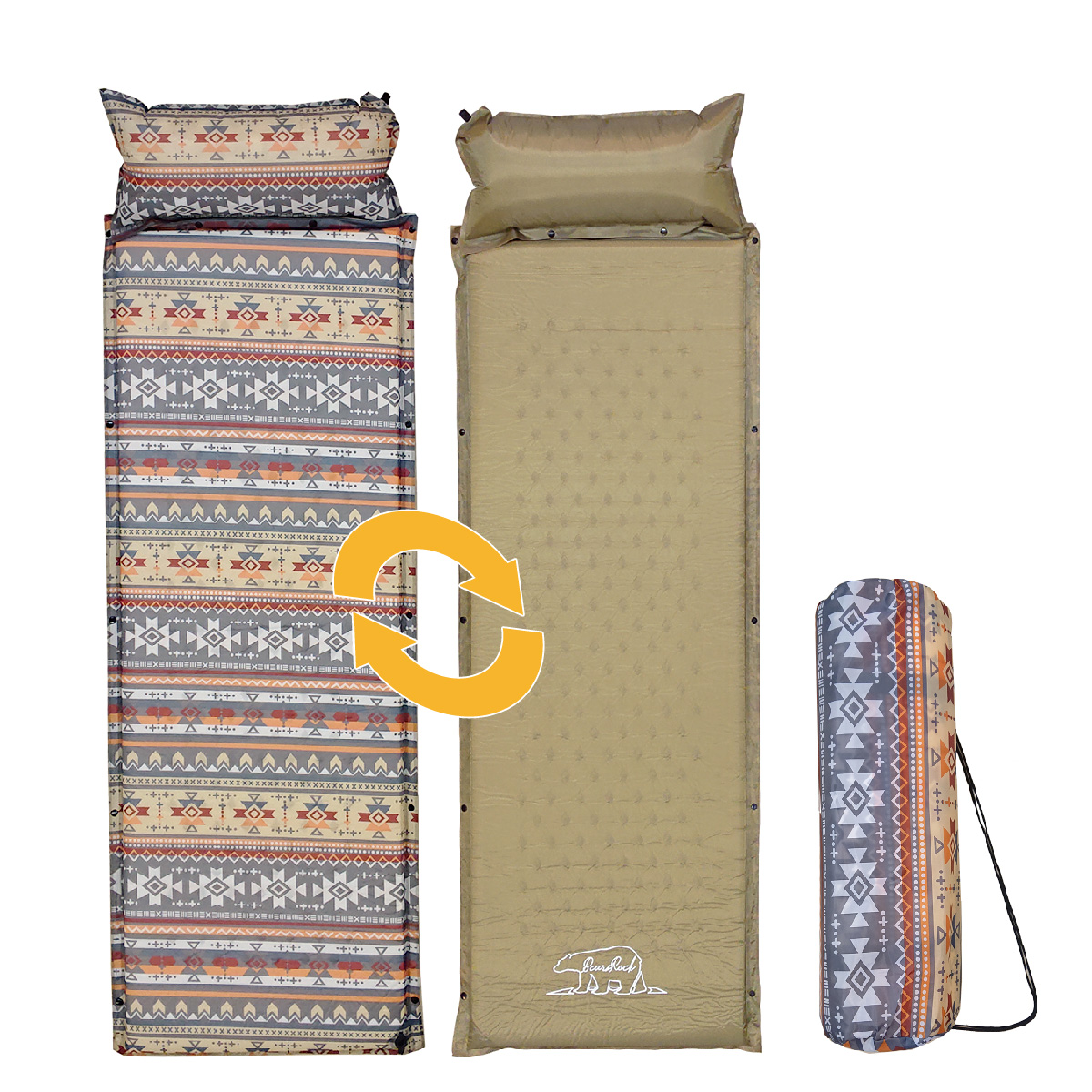 Bears Rock（ベアーズロック） 自動膨張式 キャンプマット 5cm