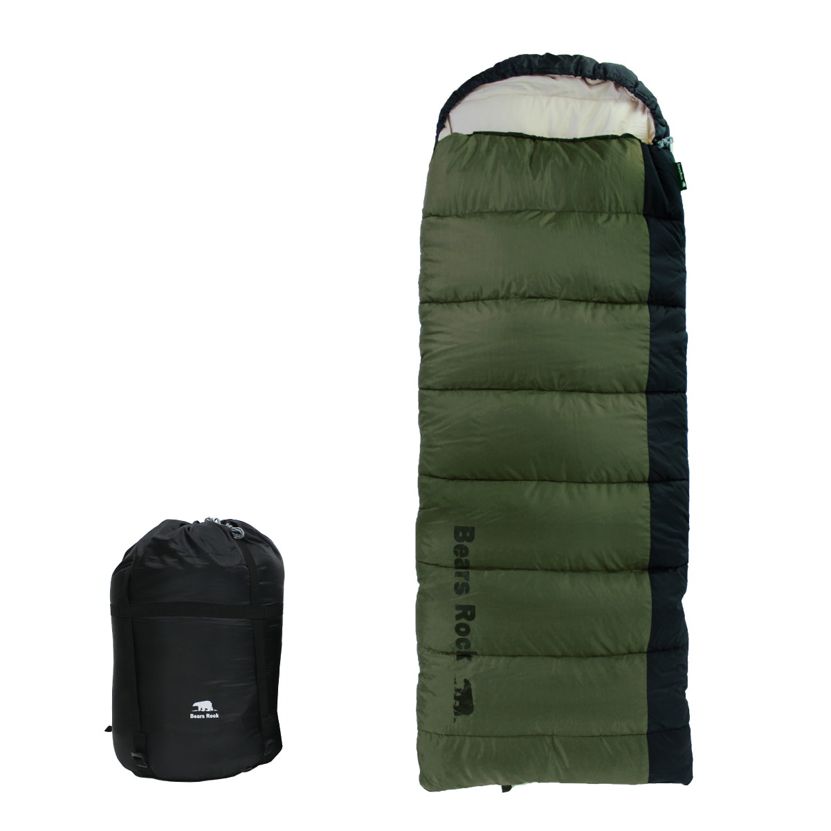 Bears Rock（ベアーズロック） 寝袋 冬用 封筒型 車中泊 -15度 洗える