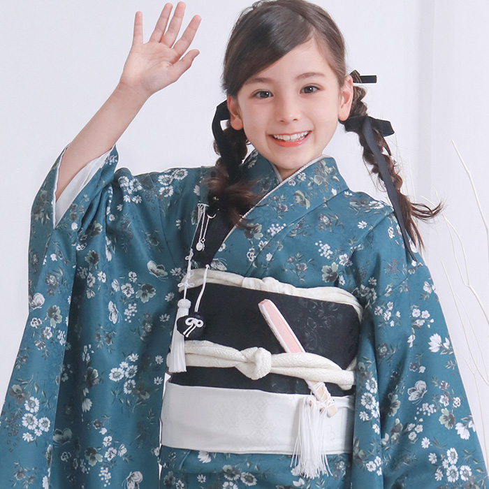 KYOETSU（京越） 四つ身着物15点セット くすみ 七五三 着物 7歳 販売