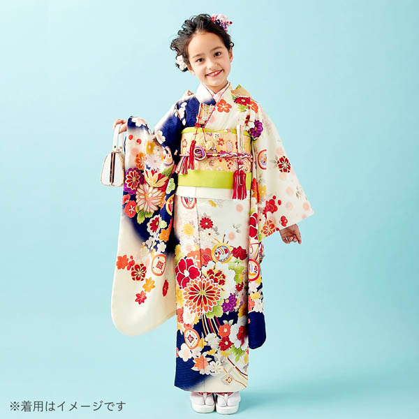 七五三 着物 7歳 ブランド 四つ身着物 単品 Shikibu Roman 式部浪漫