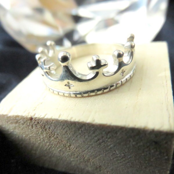 シルバー 925 銀 指輪 リング ティアラ クラウン 王冠 貴金属 銀