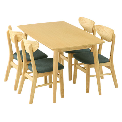 ぼん家具 ダイニングテーブルセット 4人用 5点セット ダイニング