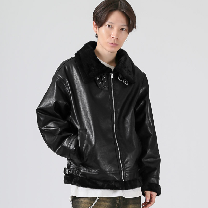 B-3ジャケット ムートンジャケット メンズ レディース ファー