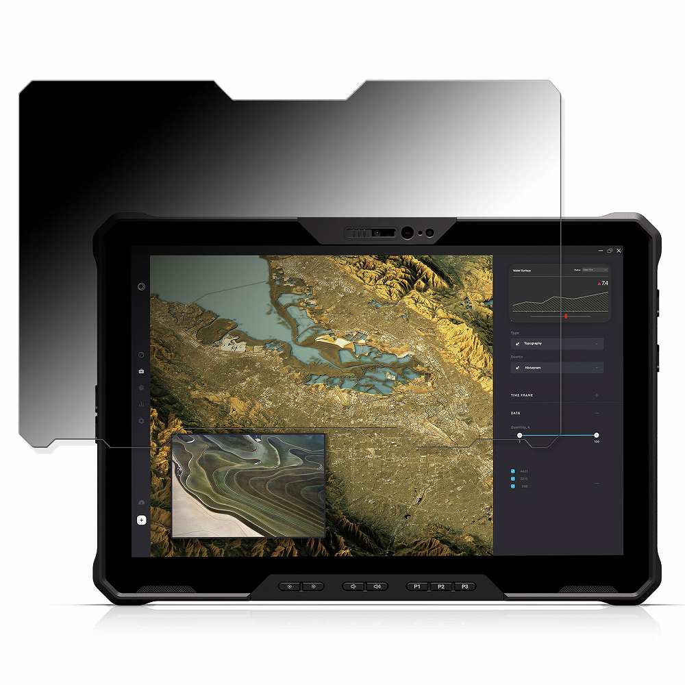DELL Latitude 7230 Rugged Extreme Tablet 向けの 180度 覗き見防止