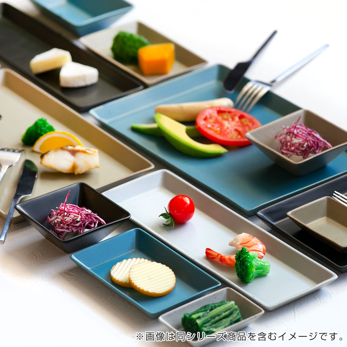 ボウル 8.5cm S KASANE スクエア 陶器 同色4個セット （ 食洗機対応 皿