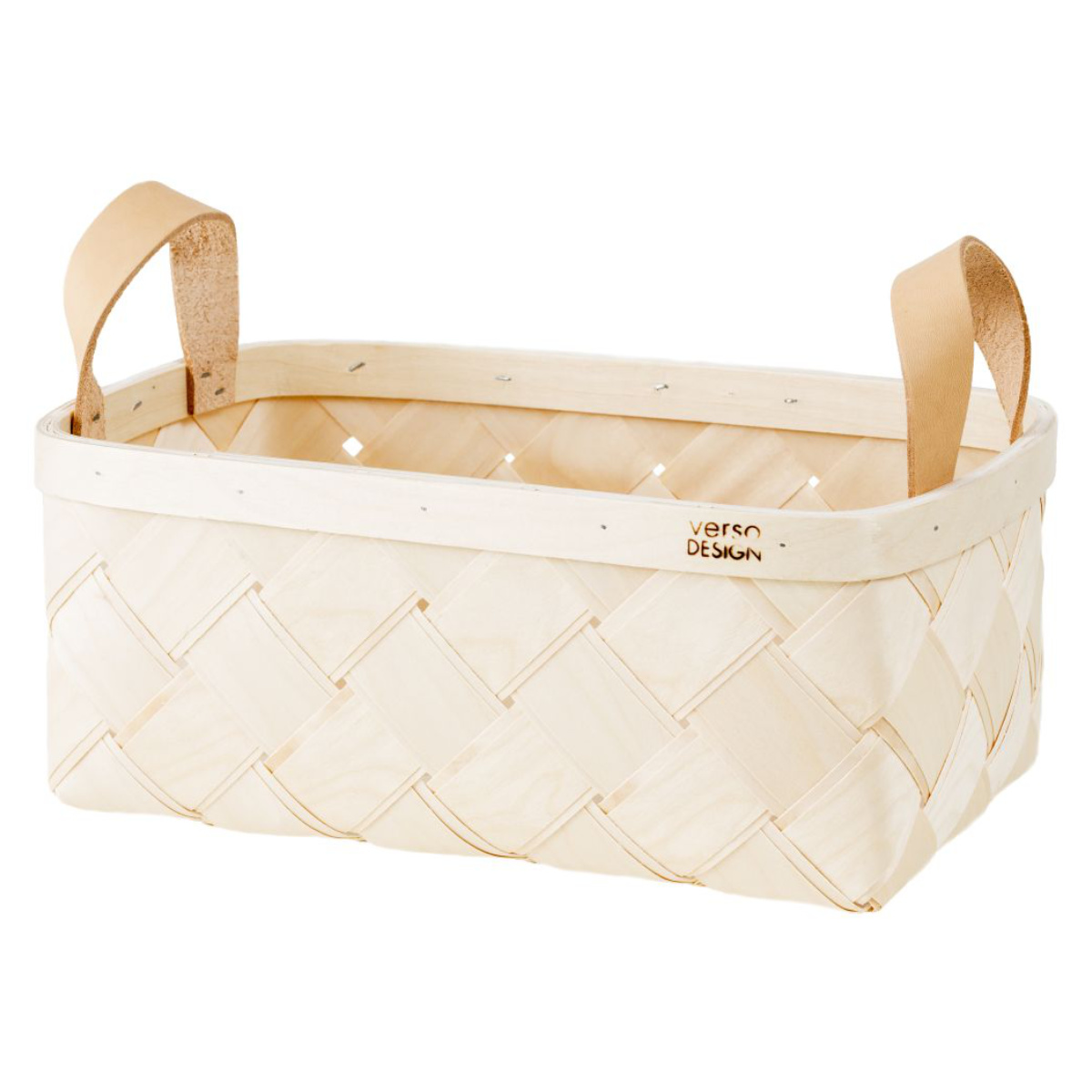 収納ボックス VERSO LASTU S レクタンバスケット 木製 （ 収納 カゴ