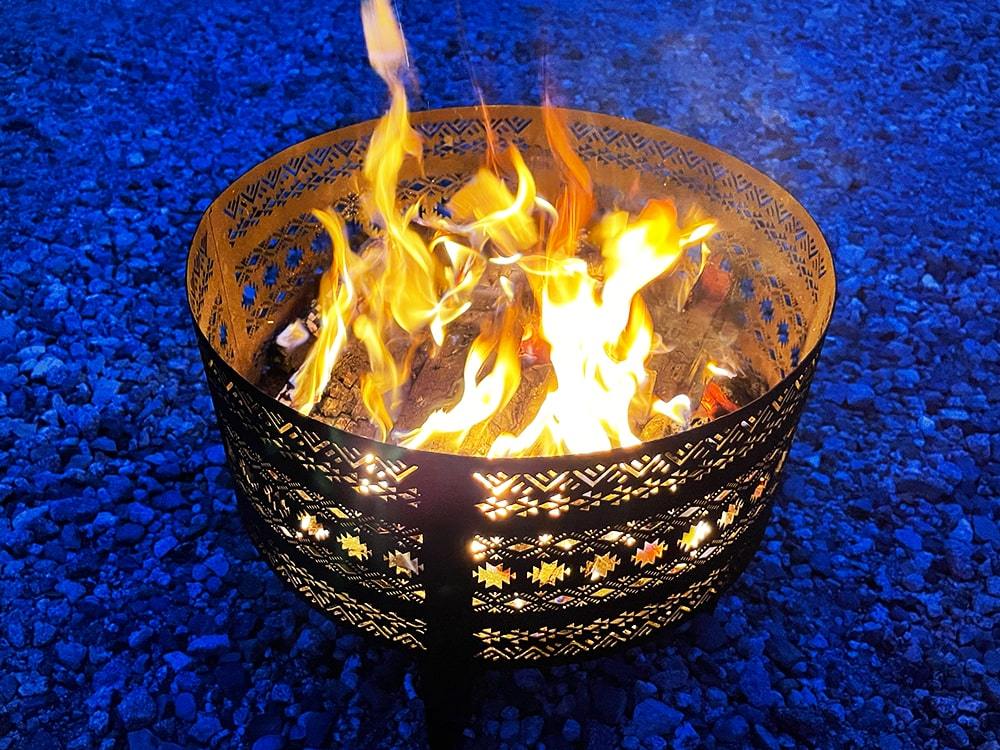 FUTURE FOX 焚き火台 ナバホ柄 焚火台 たき火台 焚き火 たき火 45cm