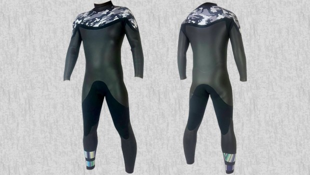 ウェットスーツ セミドライ オーダー 5mm3mm ロングチェストZIP 日本製