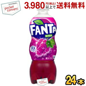 ファンタ 期間限定特価 コカ・コーラ グレープ 500mlペットボトル 24本