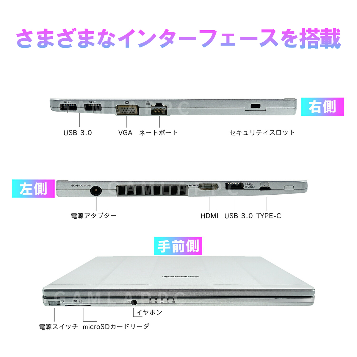 Let's note SV 2025年5月入荷!!第10世代 Core i5 ノートパソコン 中古