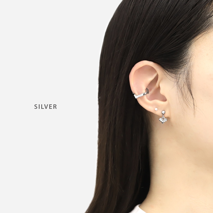 凛 RIN ボディピアス ハート 軟骨 16G 14G 揺れる ストレートバーベル