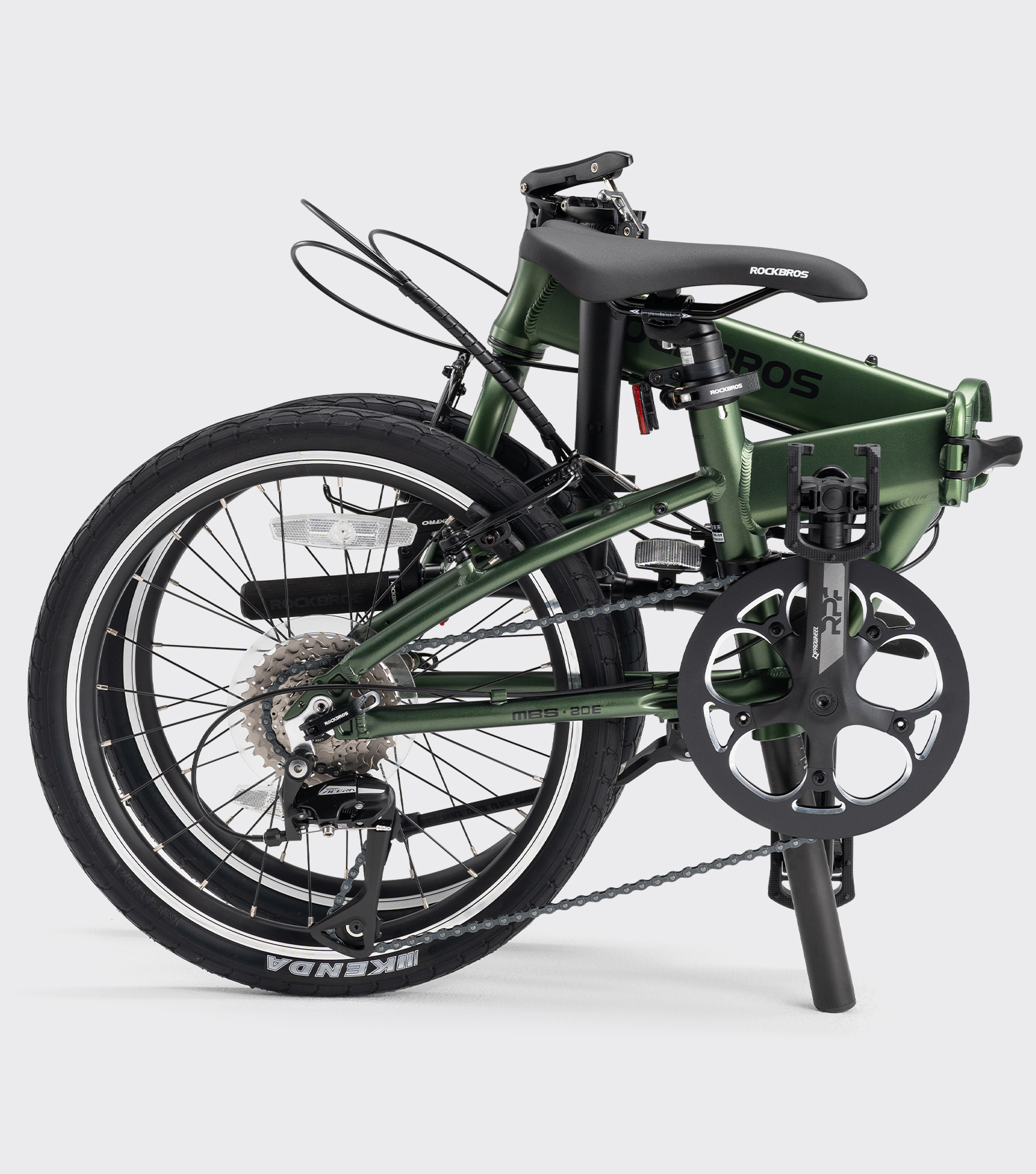 ROCKBROS 折りたたみ自転車 20インチ ミニベロ 8段変速 アルミフレーム