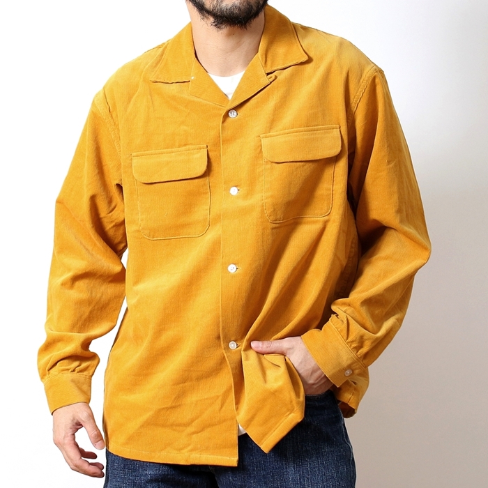 FIVEBROTHER（ファイブブラザー） コーデュロイ 開襟シャツ シャツ