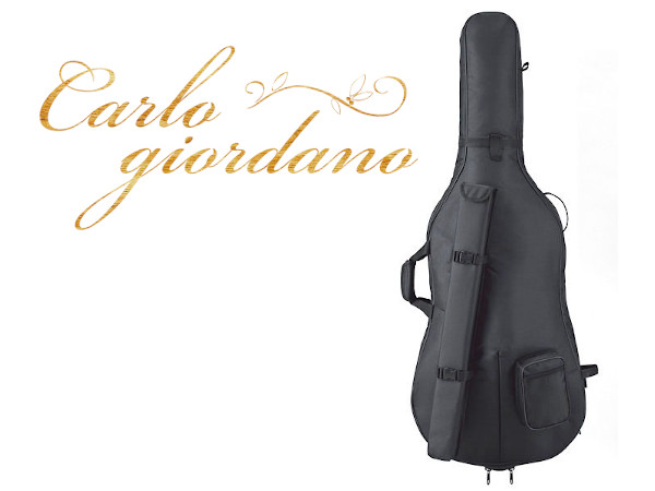 カルロジョルダーノ CC-150 4/4 ブラック チェロ用キャリングバッグ