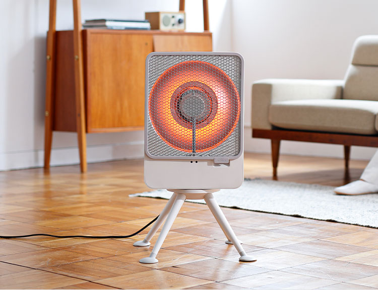 シロカ siroca リフレクトヒーター ぽかエコー 左右首振り 自動電源