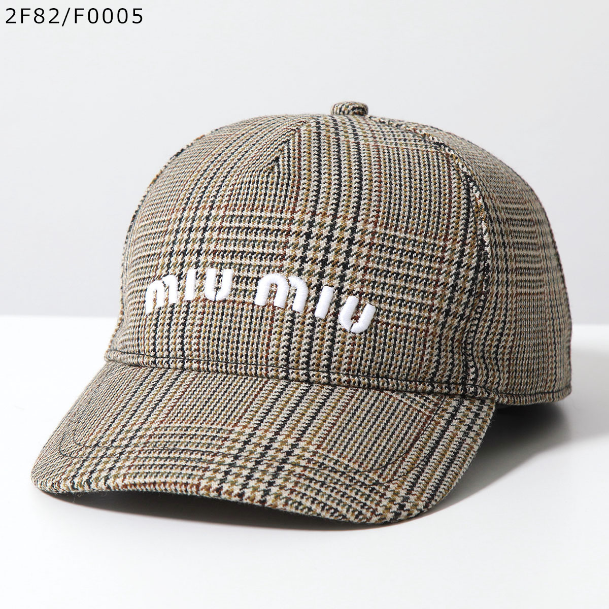 miu miu（ミュウミュウ） ベースボールキャップ 5HC179 2F87 2F84