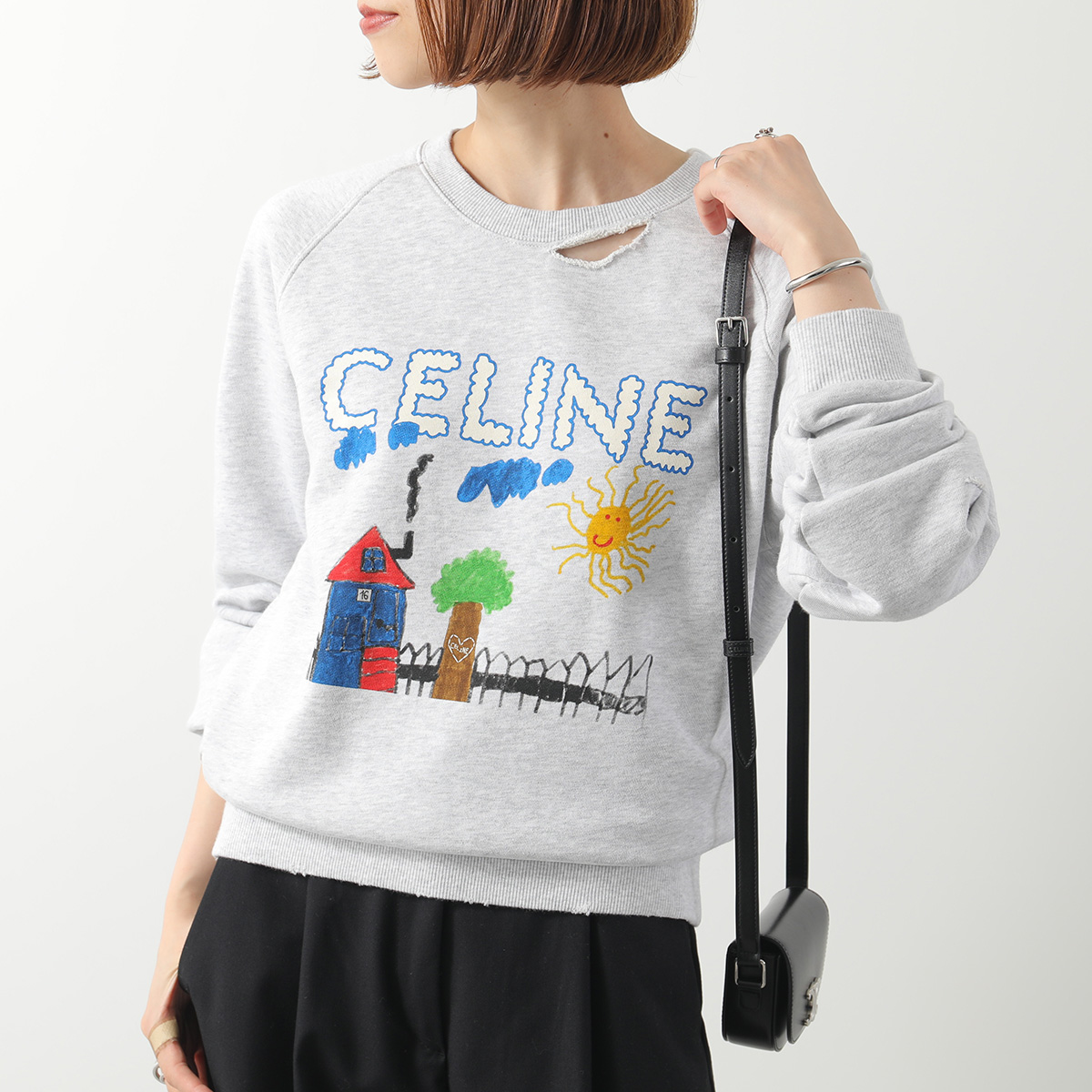 CELINE（セリーヌ） トレーナー RY0GW670Q.GCA7 レディース スウェット