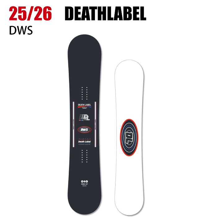 2026 DEATHLABEL デスレーベル DWS 25-26 ボード板 スノーボードST