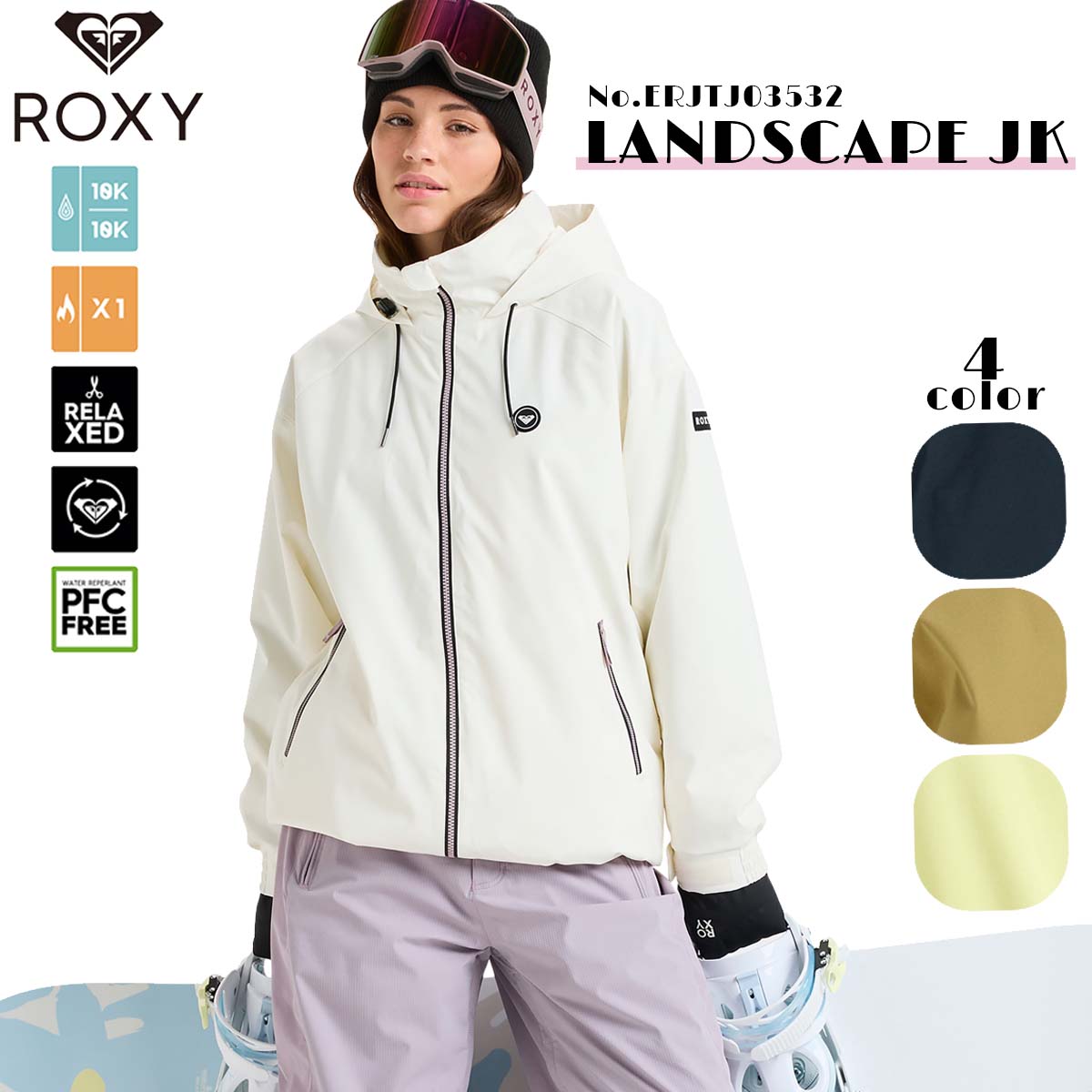 ROXY（ロキシー） 25/26 スノー ジャケット スノーウェア トップスのみ