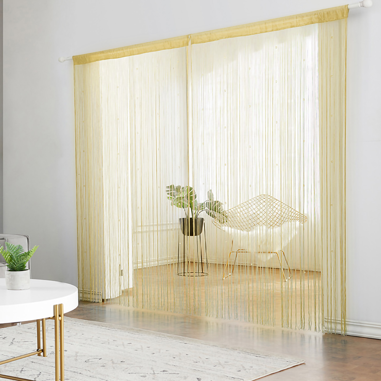 ストリングカーテン おしゃれ ひものれん 目隠し のれん SN-333-HN