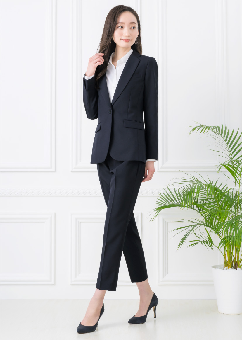 ELENA（エレナ） スーツ レディース パンツ ストレッチ 選べる 洗える