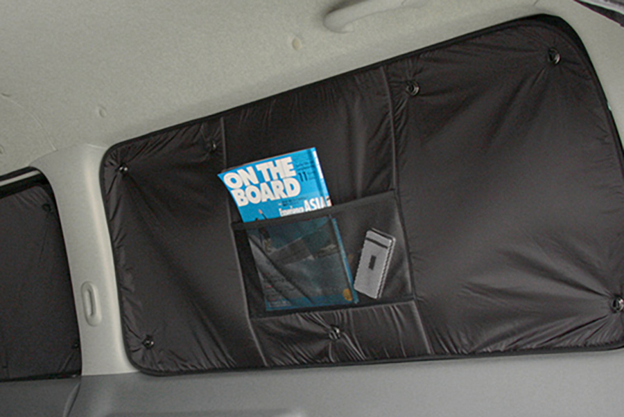 UI vehicle ユーアイビークル ハイエース 200系 遮光パッド リア5面 1