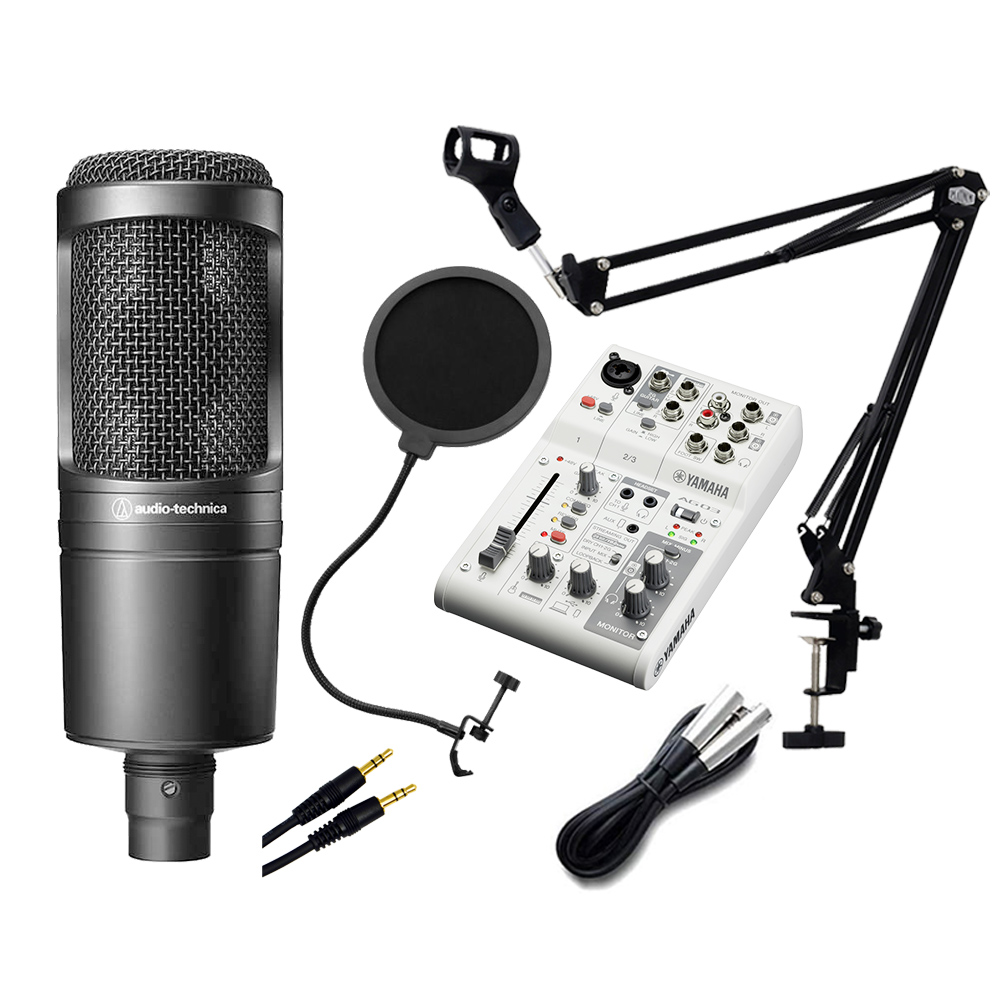 YAMAHA（ヤマハ） AG03MK2 AT2020 高音質配信セット コンデンサー