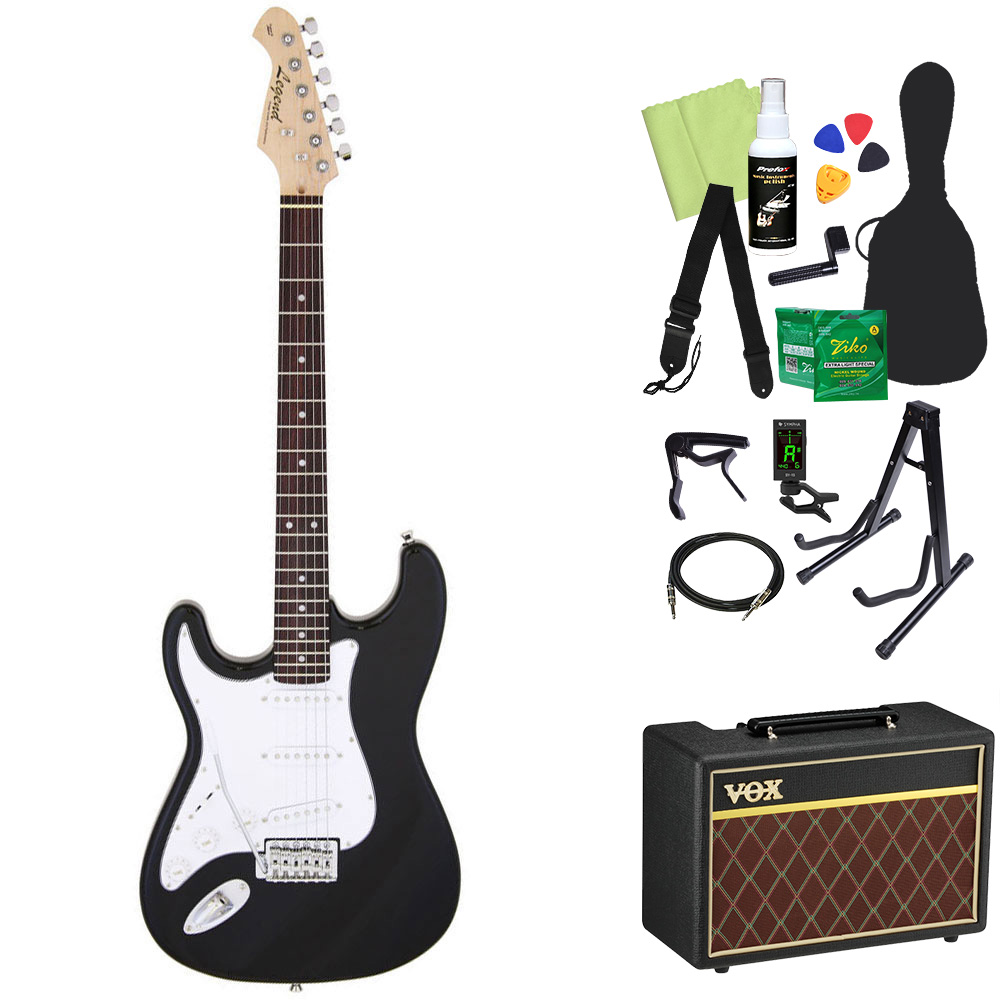 LEGEND レジェンド LST-Z L/H エレキギター 初心者14点セット〔VOX