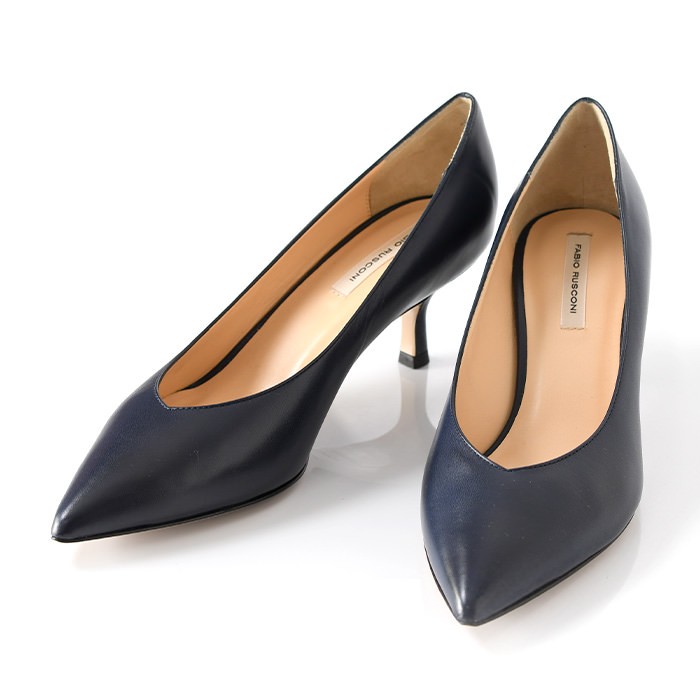 FABIO RUSCONI（ファビオルスコーニ） パンプス 人気 30代 40代 黒 本