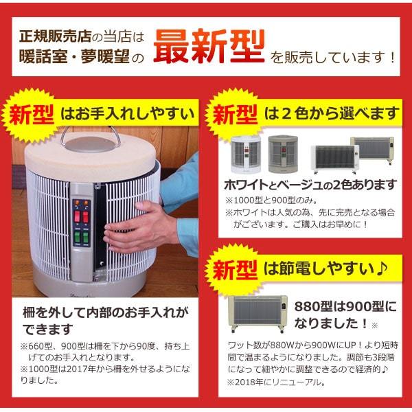 夢暖望 2300円クーポン配布中 遠赤外線パネルヒーター 夢暖望400型