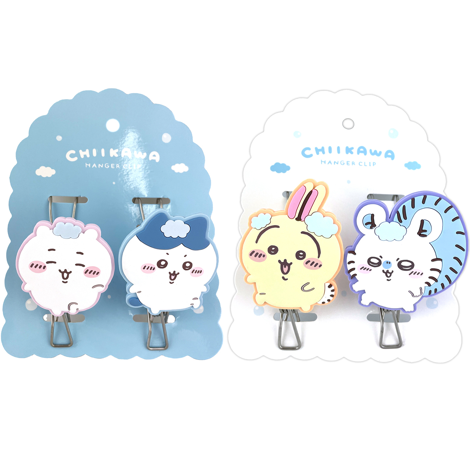 ちいかわ ハンガークリップ ＜ ちいかわ&ハチワレ ＞ ランドリー