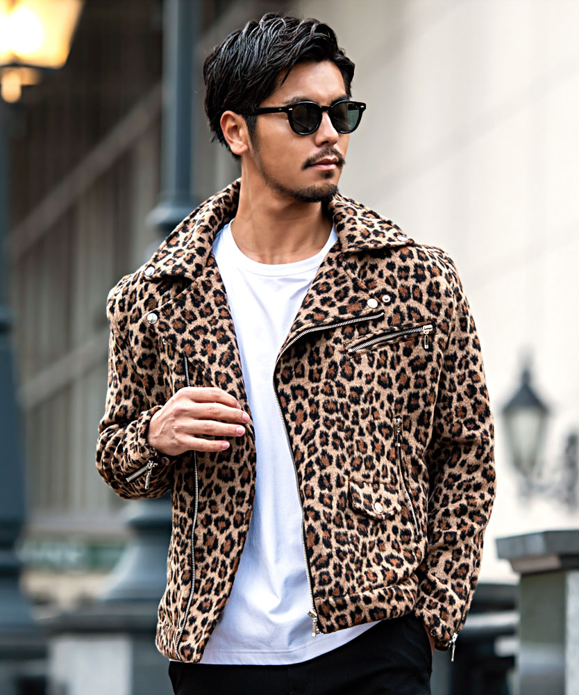 CavariA（キャバリア） ライダースジャケット メンズ ダブル アウター