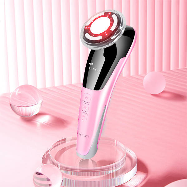 イオン導入美顔器 6色光 美顔器 イオン導入器 1台4役 超音波美顔器