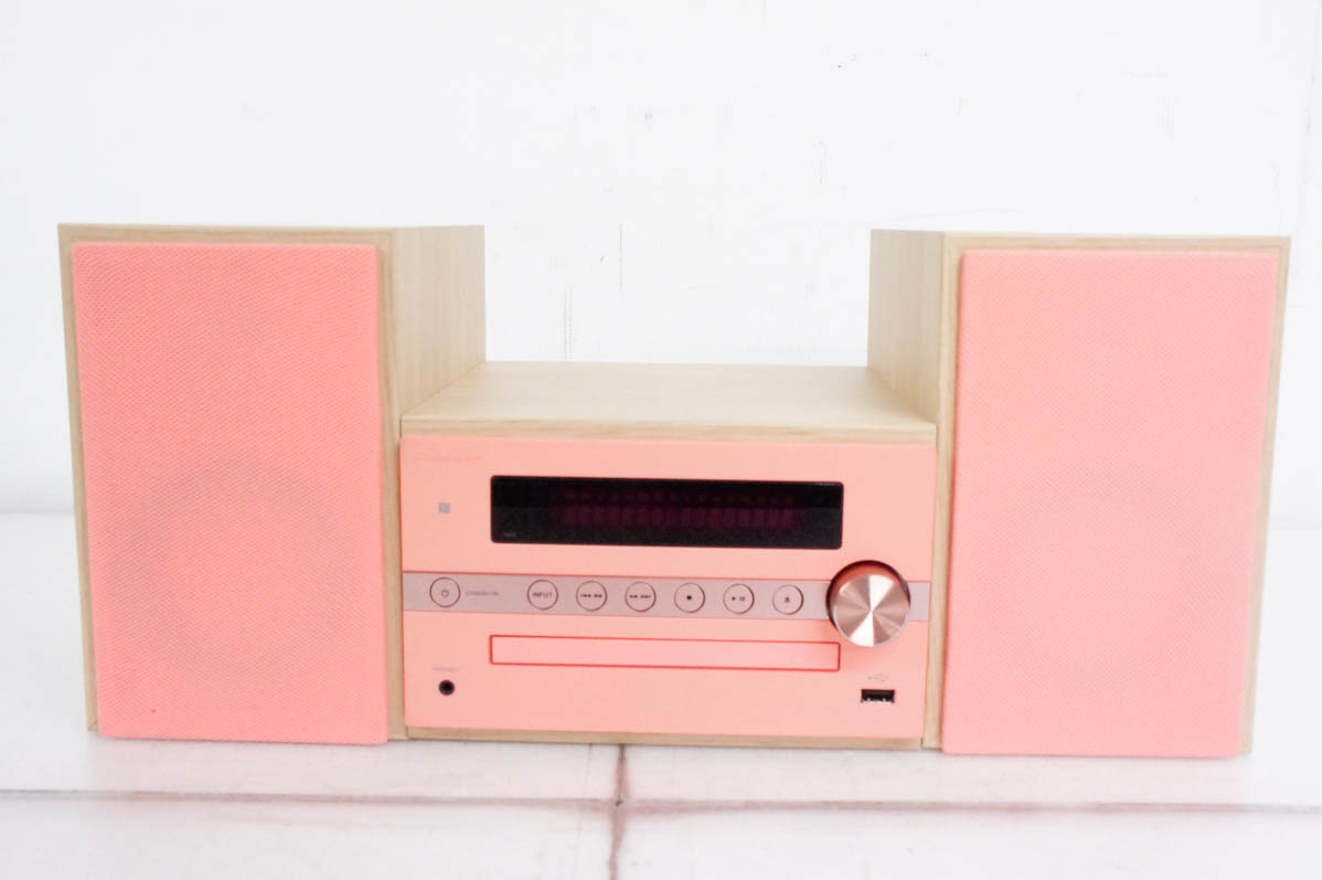 中古 Pioneerパイオニア CDコンポ X-CM56 NFC Bluetooth搭載 : エス