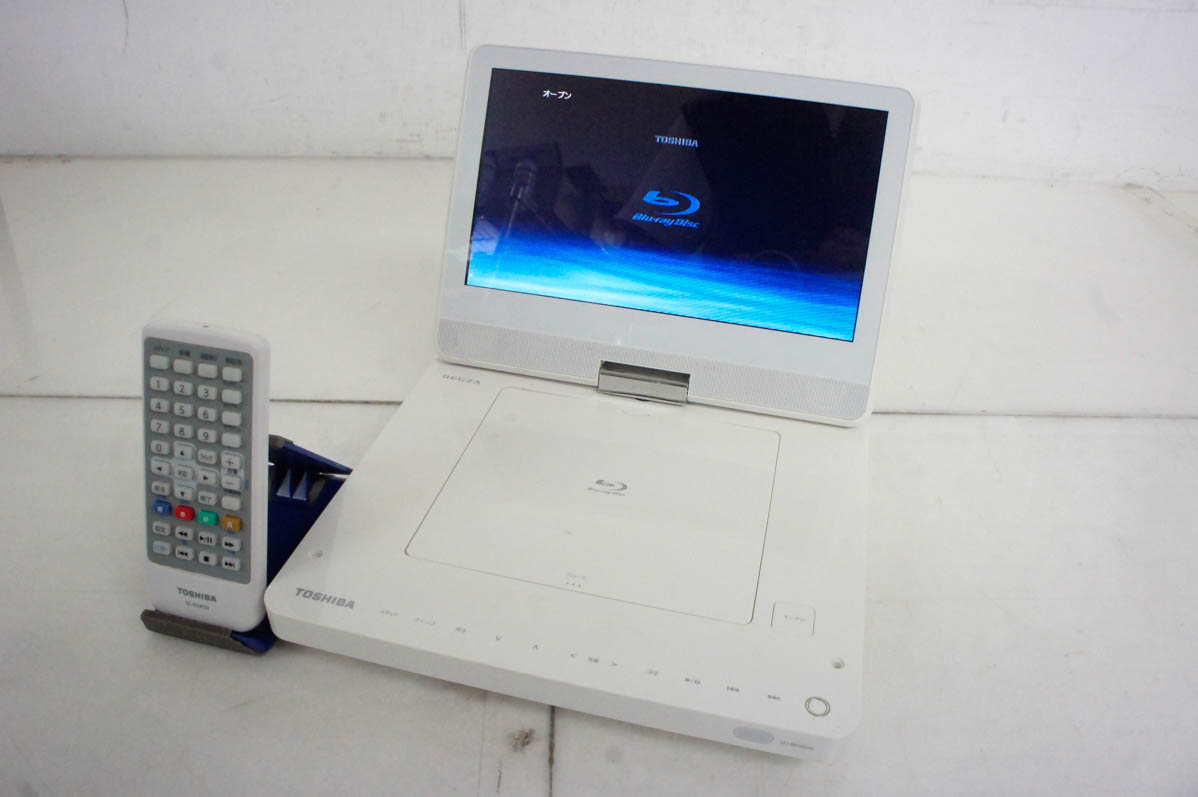 中古 TOSHIBA東芝 REGZA ポータブルブルーレイディスクプレーヤー SD