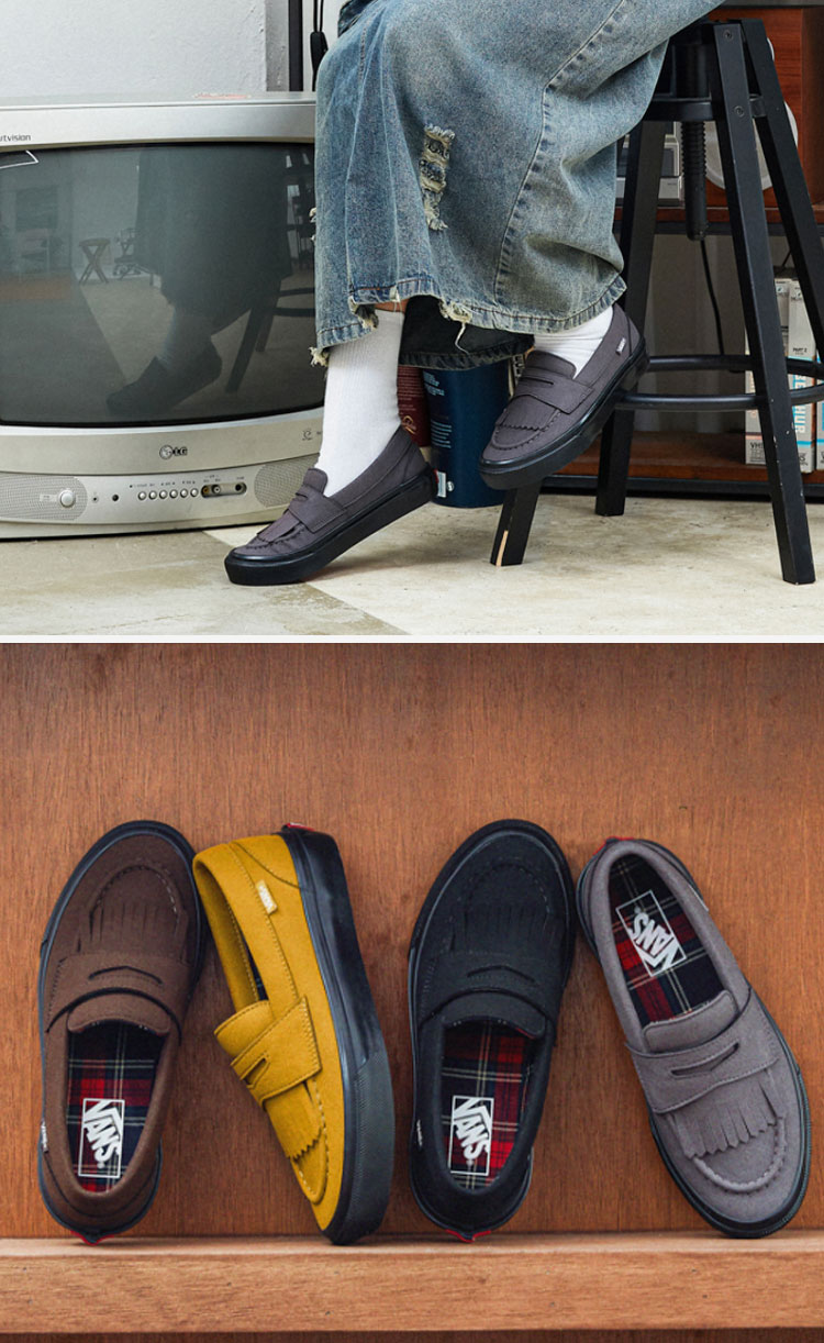 VANS（ヴァンズ） バンズ スニーカー FUDGE LOAFER CHARCOAL V196CF
