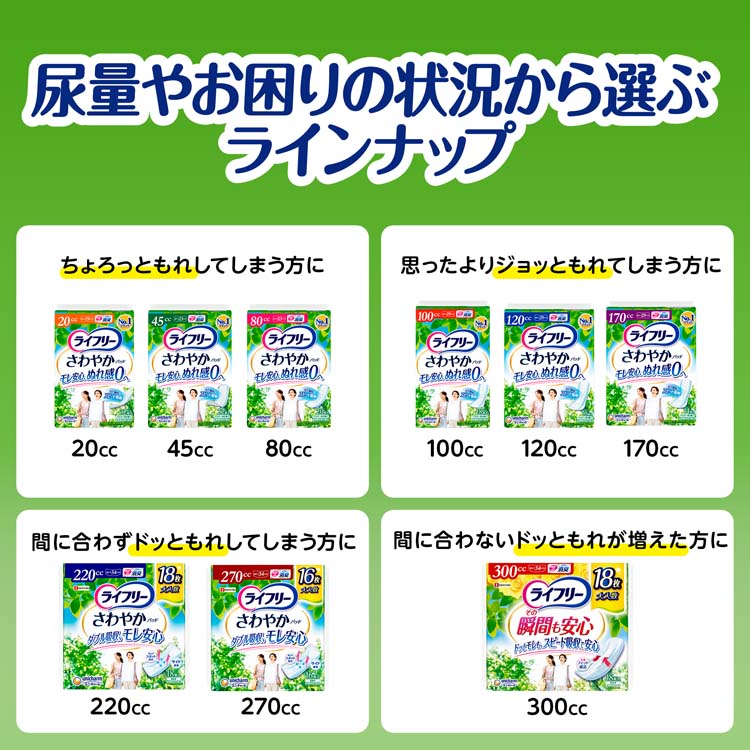 ライフリーさわやかパッド80cc女性用軽失禁パッド 23cm ( 68枚入