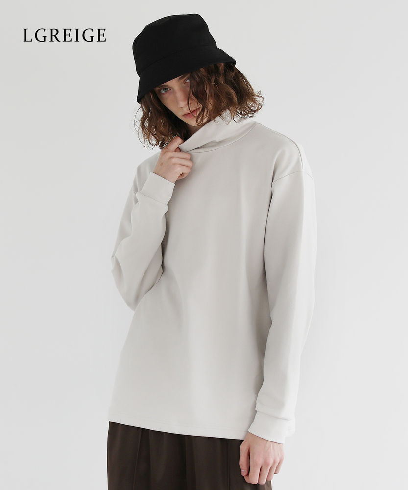 ロンT カットソー 長袖 タートルネック ハイネック モックネック