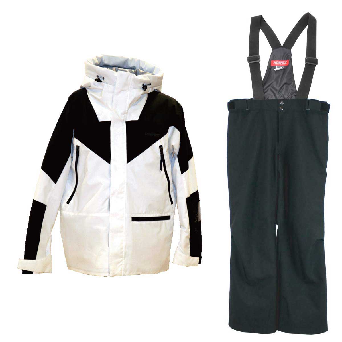 メンズ レディース スキースーツ スキーウェア 上下セット 耐水圧