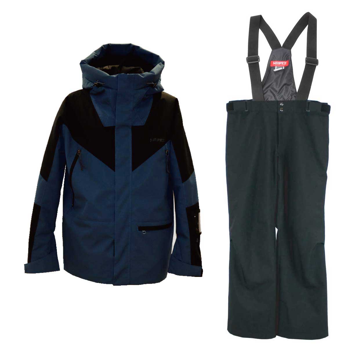 メンズ レディース スキースーツ スキーウェア 上下セット 耐水圧