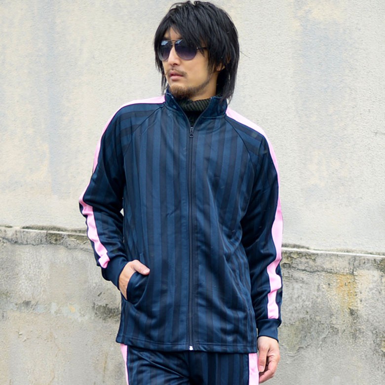 閉店セール】ラグランラインジャージ上下セット メンズジャージ