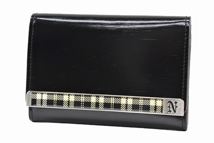NEWYORKER（ニューヨーカー） 名刺入れ メンズ ブランド 黒 50代 40代