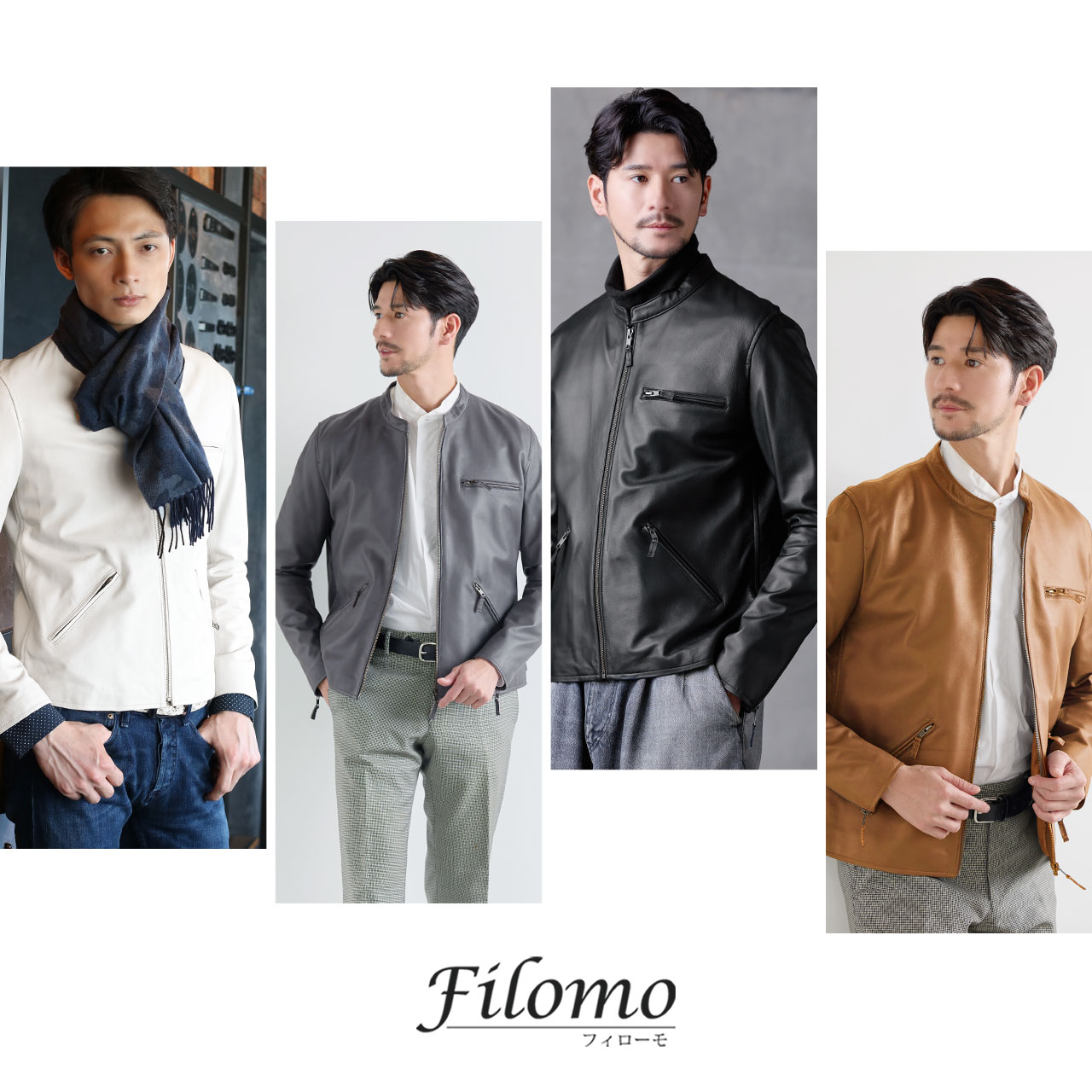 レザージャケット メンズ 本革 ラムレザー 軽量 シングル ライダース