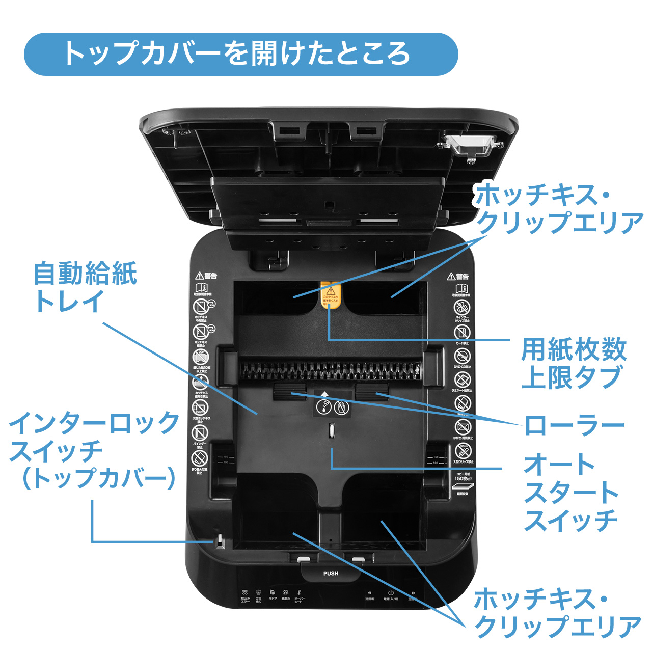 SANWA SUPPLY（サンワサプライ） オートフィードシュレッダー 業務用