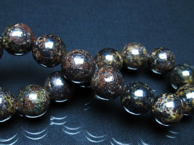 コンドライト「サハラNWA869隕石」 ブレスレット 13mm [t352-1887]